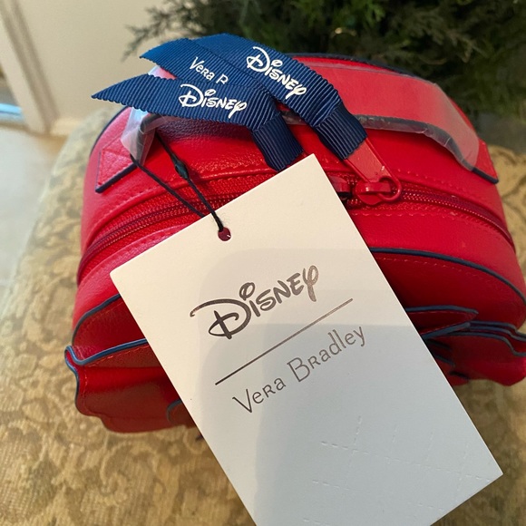 NWT Vera Bradley Disney  Limited Edition Beauty and The Beast Rose Cosmetic Bag - Picture 5 of 12